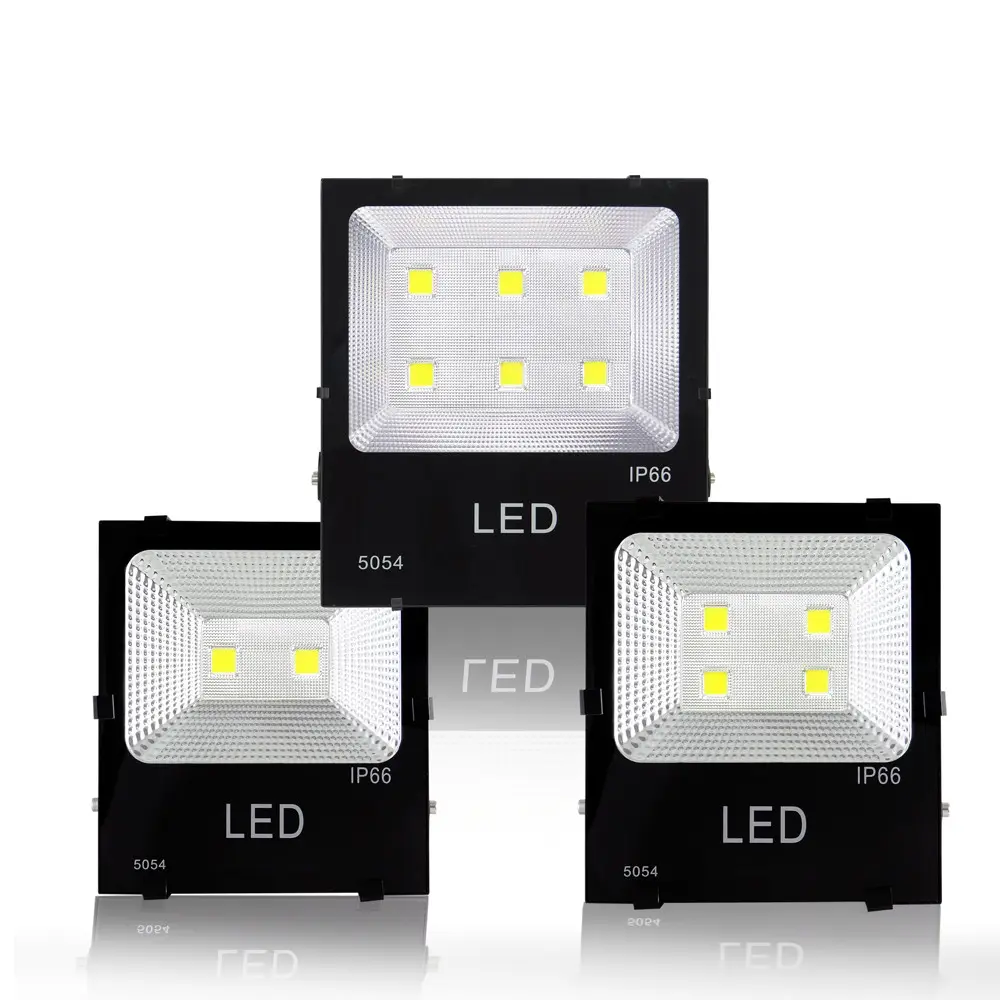 Lampu LED, desain baru reflektor cob aluminium 50w 100w 150w 200w 250w 300w w lampu led banjir luar ruangan