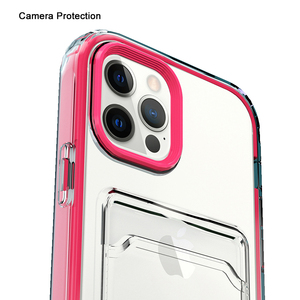 iPhone 7 8X11 12 13 14 15 16 Pro Max透明插卡插槽手机套，带钱包 - Product Image 2