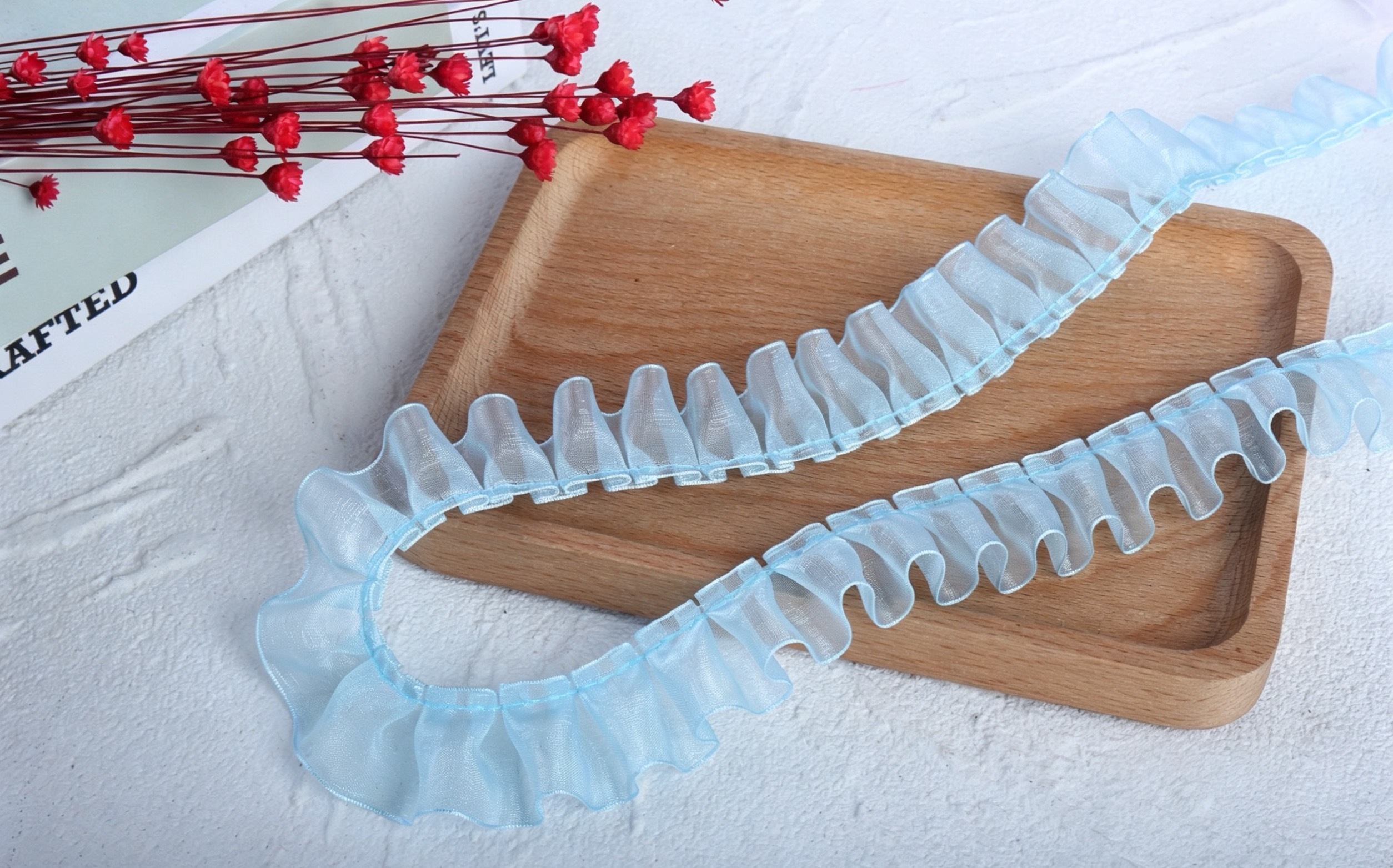 SkyBlue-2.5cm-40m/Bundle (MOQ:40m)