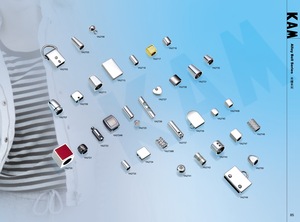 ตัวล็อคปลายสายคลิปหนีบกระดิ่งโลหะสำหรับดึงเสื้อผ้าปรับได้จากโรงงาน - Product Image 5