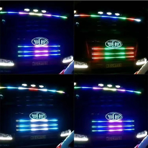 ไฟวิ่งกลางวัน LED 24V สำหรับรถบรรทุก1/1 2/1.5/1.8/2/2.4ม. แถบไฟ LED สีสันสดใสสำหรับแสงบรรยากาศรถบัส - Product Image 6
