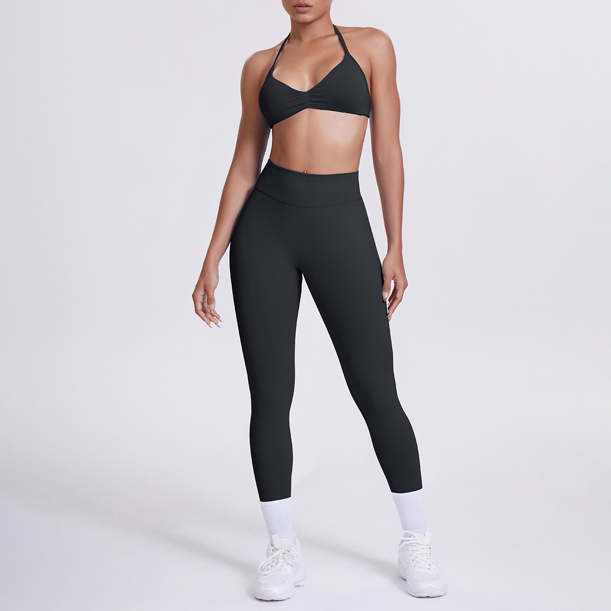 Conjunto de sujetador y pantalón - Negro