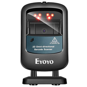 Eyoyo免提1D 2D PDF417数据矩阵USB有线桌面二维码阅读器条形码扫描仪，自动扫描 - Product Image 1
