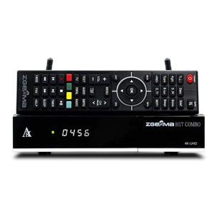 ZGEMMA H17COMBO DVB S2X + DVB T2/C Enigma2 Linux OS Receptor de TV satelital - Product Image 1
