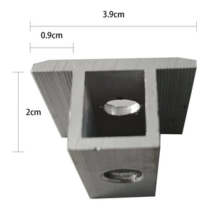 Bảng điều khiển năng lượng mặt trời Mount nur nhôm Kẹp Giữa 30mm/35mm/40mm/45mm và trung tâm bảng điều khiển năng lượng mặt trời C kẹp mái và khung lắp - Product Image 2