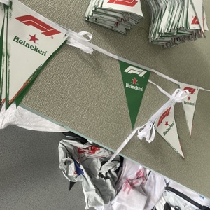 Heavy Duty Custom Beer Publicidad Signo Cadena Bandera Banderines Triángulo A todo color Bunting Banner - Product Image 4