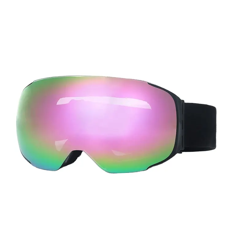 HUBO-Gafas de esquí para adultos 181A, OEM, antiniebla, logotipo personalizado, fabricante, certificado Ce, sin marco, magnéticas