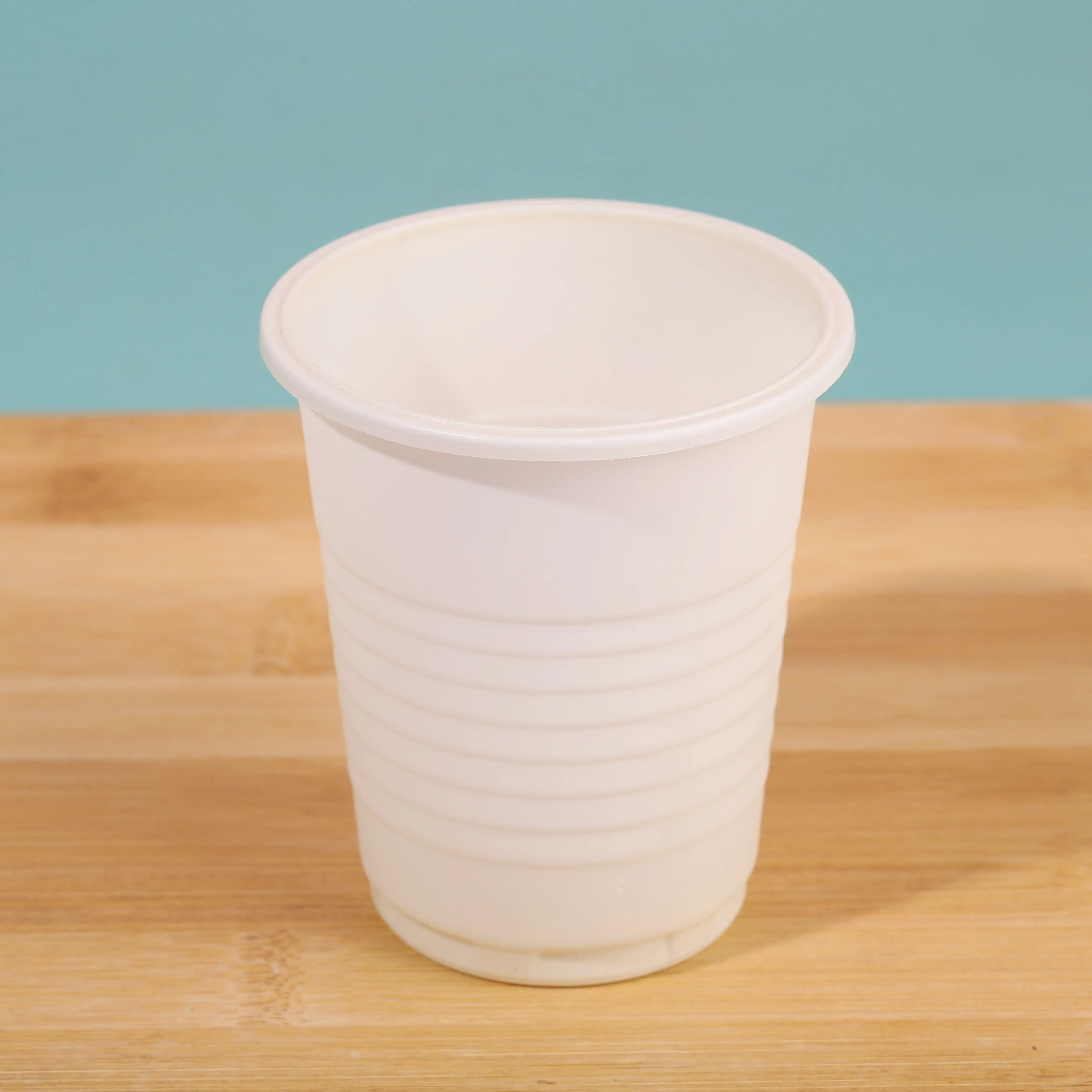 Оптовая цена, Одноразовая чашка для напитков 180 мл, ресторанный биоразлагаемый кукурузный крахмал, кофейная посуда