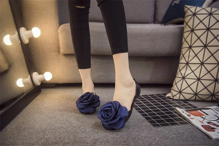 Bowknot Flats Casual Beach Ladies Shoes Slides Slippers Summer Fish Mouth Jelly Sandals for Women