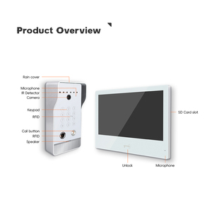 10.1inch 2-wire <strong>Video</strong> <strong>Intercom</strong> Kit Wi-Fi <strong>Video</strong> DoorPhone <strong>System</strong> Touch Screen Monitor <strong>Intercom</strong> <strong>System</strong> With Motion Detection - Product Image 3