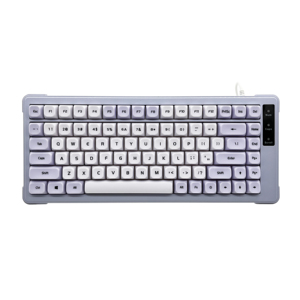 OEM 83キーUSB有線膜ゲームキーボードカスタム83キー混合色有線LEDレインボーゲーミングキーボード工場卸売 - Product Image 1