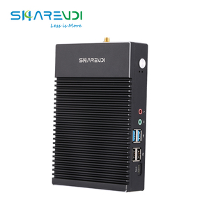 SHAREVDI K1 Small X86 PC <strong>Quad</strong> <strong>Core</strong> AMD-1450 <strong>Processor</strong> <strong>Computer</strong> for Digital Signage Fanless Mini Pc