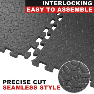 Custom Size <strong>Eva</strong> <strong>Foam</strong> Interlocking Tiles Puzzle Interlock Mat Protective Flooring Gym Equipment Workout Cushion Exercise Mats - Product Image 2