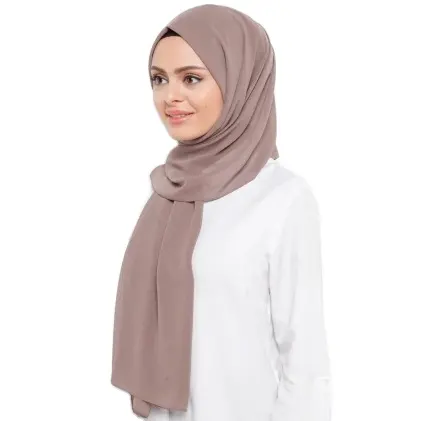 Lenço de algodão voile para verão, venda superior, sólido hijabs 100% poliéster, 100% poliéster, primavera multi cores, vida diária