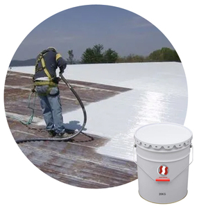 Factory Price Liquid Acrylic Waterproof Cooling <strong>Spray</strong> Coating for <strong>Concrete</strong> Roof Steel Roof Heat <strong>Insulation</strong>