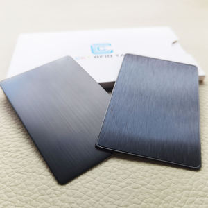 CKTRFID คีย์การ์ดโรงแรมแบบกำหนดเอง,Iso14443a 13.56Mhz ชิป Rfid แบบไร้สัมผัสสีดำขัดเงานามบัตร Nfc - Product Image 4