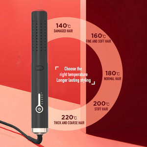 เครื่องหนีบผมไทเทเนียมแบบ2 in 1เครื่องหนีบผมตรงและที่ม้วนผมสำหรับสาวผม - Product Image 3