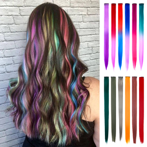 Uzantıları bir klip Cheveux coucouuzatma Cheveux klip dans les uzantıları gökkuşağı parti Cosplay DIY - Product Image 5