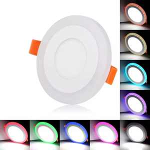 Muti iki renk 6w 24w 9w 3 + 3w 6 + 3w 12 + 4w 18 + 6w led büyük panel AYDINLATMA RGB çift renk led downlight - Product Image 3