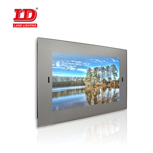 Espejo inteligente de baño con pantalla táctil de 21,5 pulgadas directo de fábrica con sistema Android Wifi espejo de TV con luz LED de cristal - Product Image 3