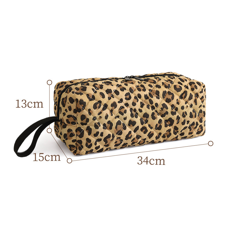 Estampado de leopardo octogonal que canta el viento