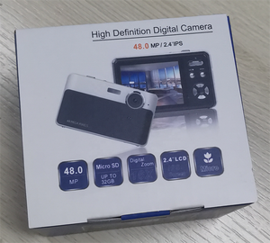 Fotocamera digitale Autofocus Vlogging Camera HD 4MP con videocamera a grande schermo da 2.4 "per la fotografia per bambini adulti - Product Image 5