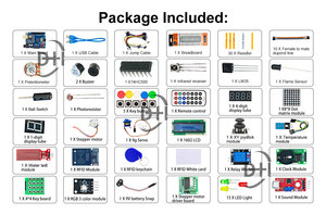 Grundlegendes Starter-Kit für Arduino-Starter-Kit mit Verkaufs box für Schulkinder Education Programming Kit Lernspiel zeug für Arduino