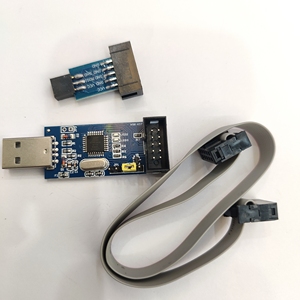 10Pin To 6 Pin Adapter Board USB ASP ISP AVR <strong>Programmer</strong> USB <strong>ATMEGA8</strong> ATMEGA128 ATtiny CAN PWM 10Pin Wire Module