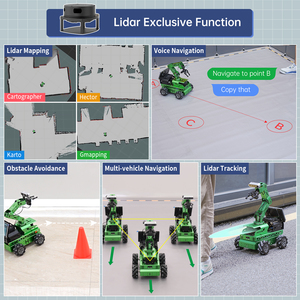 ROS2 Education Robot JetRo ver Python-Programmierung mit 6DOF Depth Vision Roboterarm unterstützung Kartierung navigation für JETSON NANO