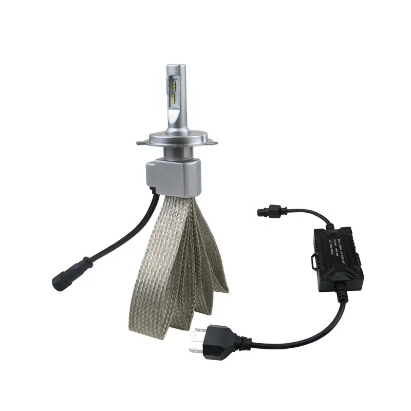 Bande en cuivre pour phare de voiture, 6000lm, 40W, éclairage LED H4, lampe frontale de moto, bus de données can, meilleure qualité