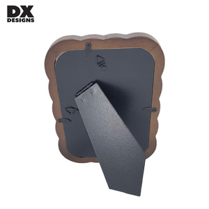 DX thiết kế cong sò khung MDF Tabletop 4x6 inch gợn sóng sóng phong cách khung ảnh bằng gỗ lượn sóng gỗ hình ảnh khung - Product Image 4