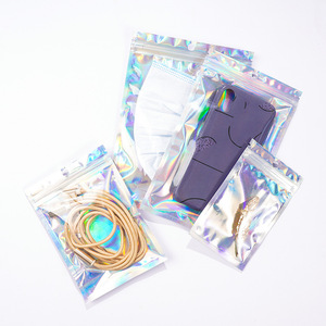 Eyelash Package in Bulk Holographic Laser Sealing <strong>Bag</strong> Necklace Storage Organizer <strong>Bags</strong> <strong>Sticker</strong> Wholesale Idea Gift Packaging <strong>Bag</strong> - Product Image 4