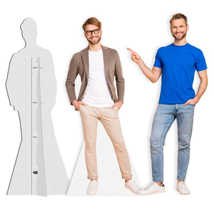Nhà Máy Bán buôn tùy chỉnh humanoid tông hiển thị Stand - 2025 khuyến mại cutout cho các sự kiện & bán lẻ - Product Image 5