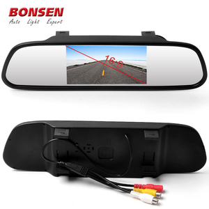 4.3&quot; Car Rearview Mirror Monitor Auto Parking <strong>System</strong> + 8 IR LED Night Vision CCD Car Backup <strong>Reverse</strong> Rear View Camera - Product Image 3