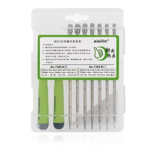 16で1 Concise Household Multifunction Precise Screwdriver Set Adjustable Handle 14 CRV Bits Repair Screw Driver Tool - Product Image 6
