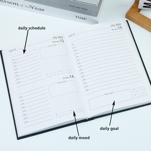 Giấy Máy Tính Xách Tay Nhật Ký Trang Trí Thiết Lập Ma Cà Rồng Nhật Ký 2026 Tùy Chỉnh Chương Trình Lập Kế Hoạch Nhật Ký Da Bán Buôn Cho Trẻ Em Ban Đầu Bút A5 - Product Image 3
