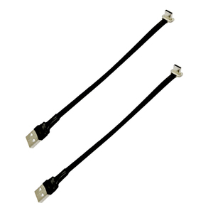 USB A To 90องศา Type C 20ซม. USB 2.0 FPV,สายชาร์จ FPC ยืดหยุ่นแบนบางเฉียบสำหรับ FPV