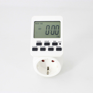 Digitaler Plug-in-Timer-Sockel 20 Ein/Aus Programmier barer Timer-Schalter Countdown Energie sparende Timer-Buchse
