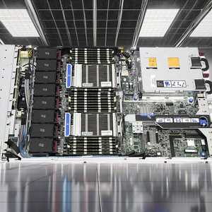 H P ProLiant DL360p Gen8 1U raf sunucu Form faktörü güç kaynağı Xeon E5-2670 64G CPU SSD HDD sert kullanılan stok bilgisayar - Product Image 2