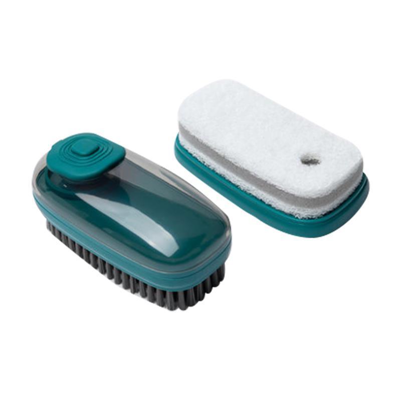 Vert Deux extrémités (brosse + éponge) (100 pièces)