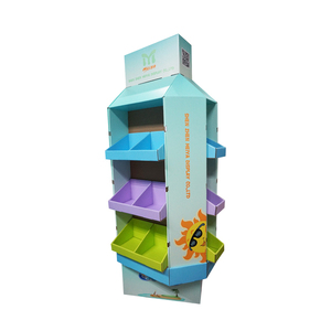 Custom Shape Store Display cartone cibo cioccolato scaffali in cartone espositore in cartone - Product Image 2