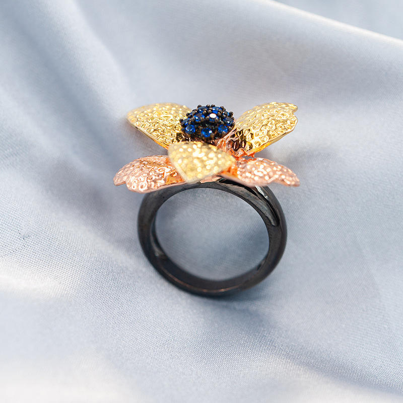 แหวนเงิน 925 ชุบทอง วินเทจ