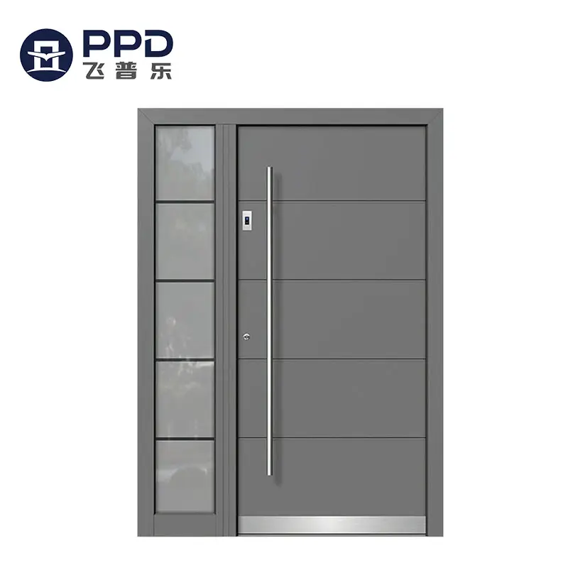 Китайский поставщик, низкая цена, оцинкованная полая стальная дверная рама, модель кованой железной двери, бронированная дверь