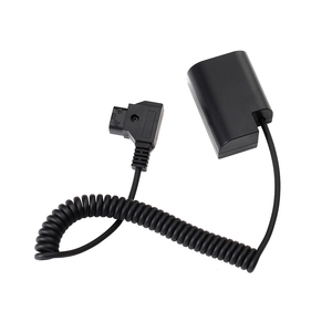 Uzatılabilir güç adaptörü kablosu için D-TAP bağlayıcı için kukla pil DMW-BLF19 Panasonics GH3 için <span class=keywords><strong>GH4</strong></span> GH5 GH5s kamera