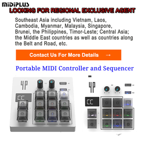 MIDIPLUS 4Page Professional Electronic Music Keyboard <strong>Controller</strong> Portable <strong>MIDI</strong> <strong>Controller</strong> and Sequencer - Product Image 6