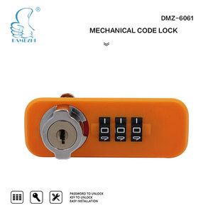 キャビネットと家具用のマスターキーとコード変更ボタンを備えたDMZ-6061高品質の3桁のコンビネーションロック - Product Image 3