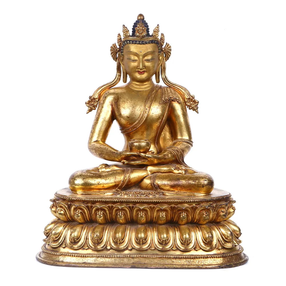 Schlussverkauf vergoldete Kupfer-Großhandelsstatuen: perfekte Buddhafigur finden auf einer globalen digitalen Exportdienstplattform