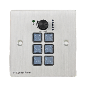 Nuovo pannello di controllo IP 6 pulsanti personalizzabili che supportano il controllo a infrarossi, RS232 e TCP/IP - Product Image 1