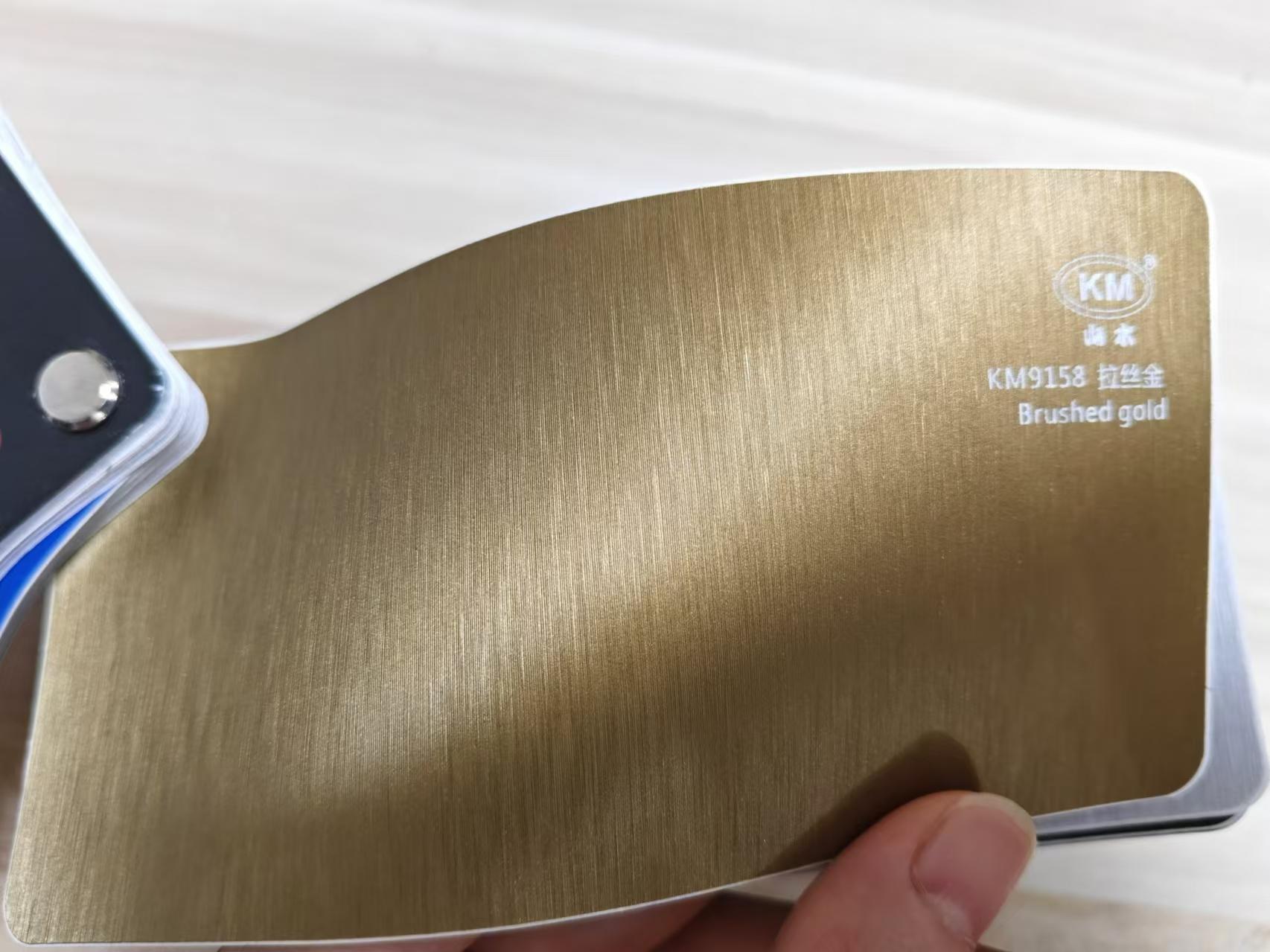 Brushed gold