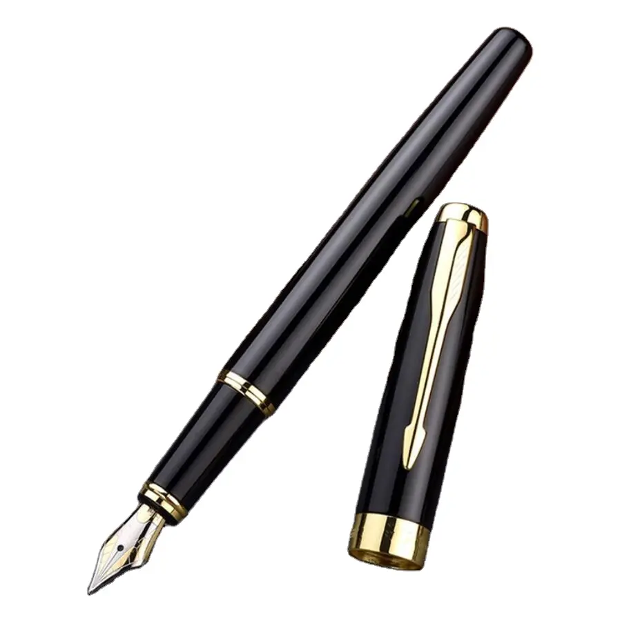 Luxury Black Ink Cheap Fountain Pens with Custom Logo Business Gel Pen Fashion Signing Pens